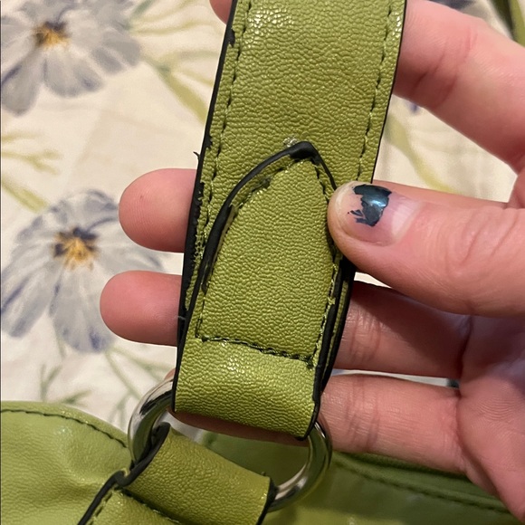 Elegant Olive Green Women's Clutch - Picture 3 of 5